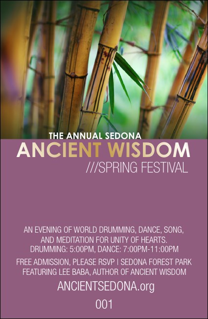 Bamboo Drink Ticket Product Front