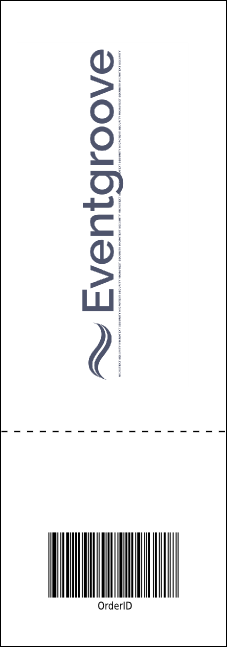 French Event Ticket Product Back