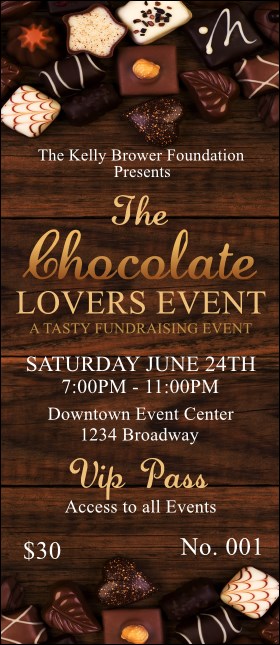 Chocolate VIP Pass Product Front