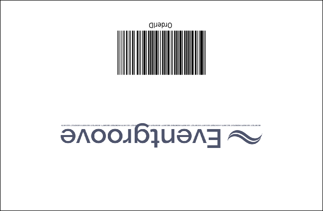 Bowling Drink Ticket Product Back