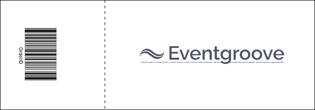 Class Reunion Mascot Purple Reserved Event Ticket Product Back