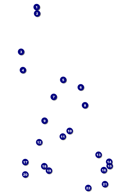Cycle Tour Poster Front Field Markers