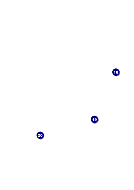 Abstract Lights Postcard Mailer Back Field Markers