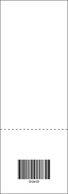 Big Logo Red Event Ticket Product Back