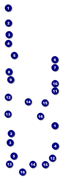 Softball Brown Reserved Event Ticket Front Field Markers
