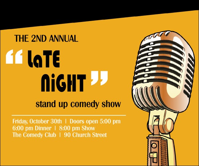 Comedy Retro Facebook Post