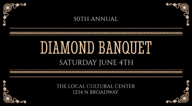 Diamonds Black Facebook App