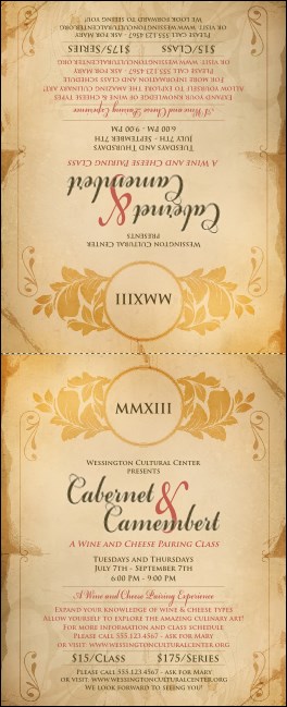 Year Parchment Paper Table Tent Product Front