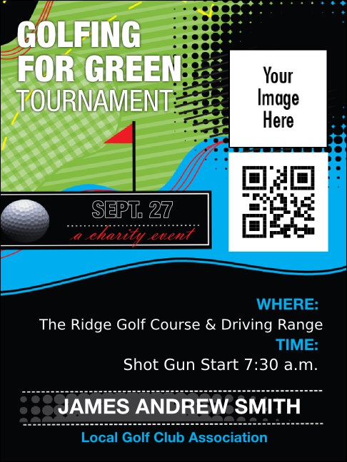 Golf Water Hazard Economy Event Badge