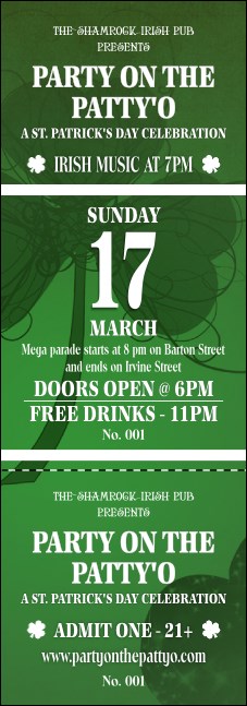 St. Patrick's Day Shamrock Event Ticket
