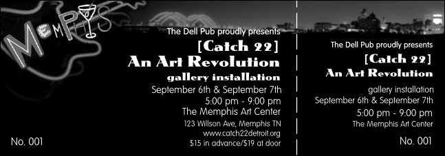 Memphis BW General Admission Product Front