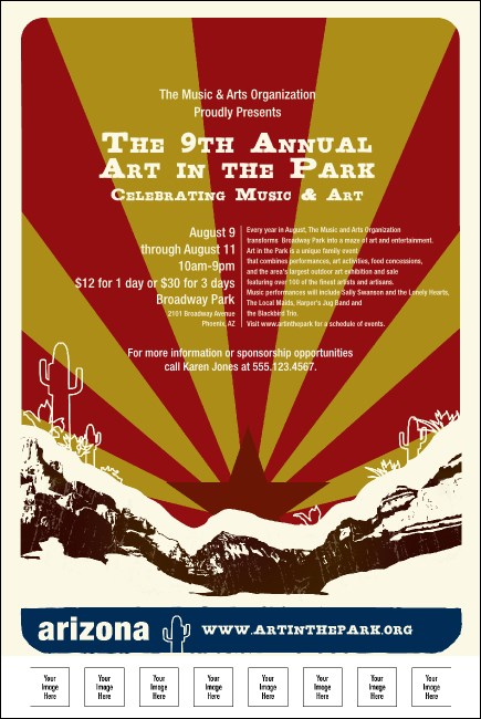 Arizona Poster Product Front