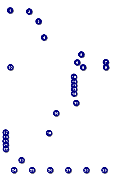 Class Reunion Mascot Purple Poster Front Field Markers