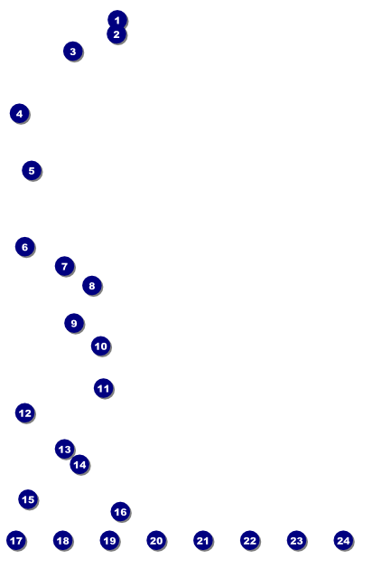 Bucking Bronco Rodeo Logo Poster Front Field Markers