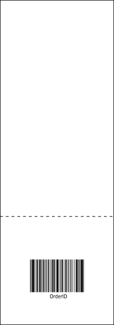 Snowboarding Raffle Ticket Product Back