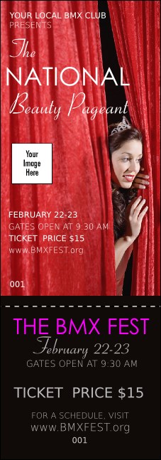Beauty Pageant - Sneak Peek Event Ticket Product Front