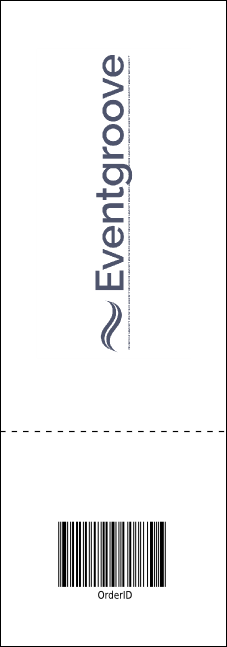 Track and Field Raffle Ticket Product Back