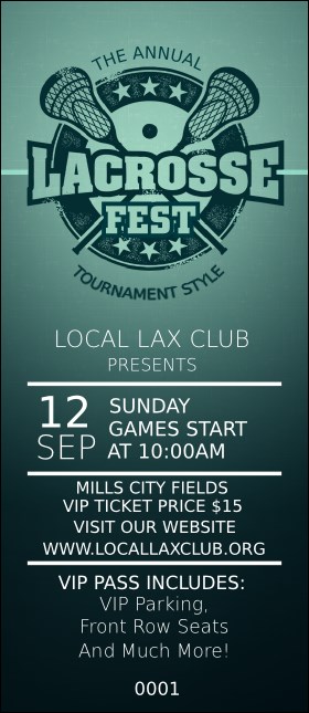 Lacrosse VIP Pass Product Front