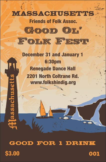 Massachusetts Drink Ticket