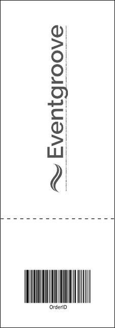 Black Tie Event Ticket Product Back