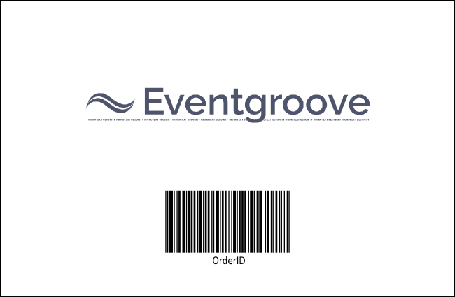 Wedding Flower Motif Drink Ticket Product Back