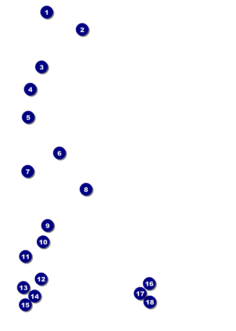 Retro Chalkboard Club Flyer Front Field Markers