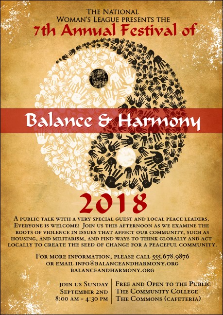 Yin Yang Club Flyer
