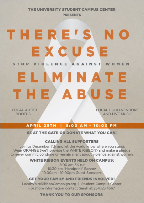 White Ribbon Club Flyer